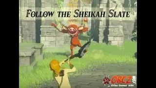 Breath of the Wild Follow the Shiekah Slate Gameplay Walkthrough