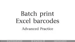 【MasoLabel printing software】 Guide on Using Excel for Batch Barcode Printing