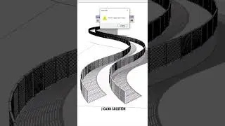 SketchUp tips fence maker | Jcadd #sketchup #tutorial #architecture #3d #autocad