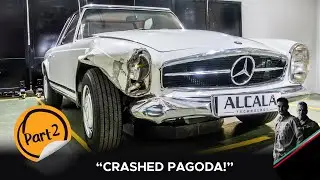 &ldquo;Painful Front Hit on This 280 SL Mercedes Pagoda &mdash; Here&rsquo;s How We Repair It&rdquo; - Chapter 2