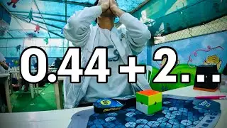 WORLD RECORD +2! | 0.44 + 2 Official 2x2 Single! (WR5 without +2)