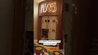 The newest hottest restaurant coming to Vegas! This is Pisces at the Wynn