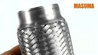 MASUMA Exhaust Flex Pipe &ndash; Durable Vibration-Absorbing Tubing for Long-Lasting Exhaust Systems