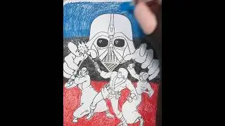 Star Wars Vintage Coloring Page From Kenner Inspired By Marvel Comics #adultcoloringart #starwars