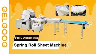 Customized Spring Roll Sheet Machine|Filo Wrapper Machine