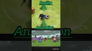 ((Clash Of Clan)) Barbarian King Vs P.E.K.K.A challenge. Reality Vs Animation #CoC viral short video