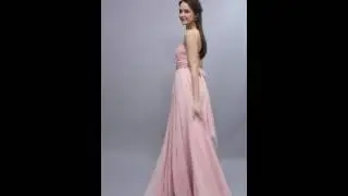 2016 A-line Sweetheart Long Bridesmaid Pink Chiffon Dresses