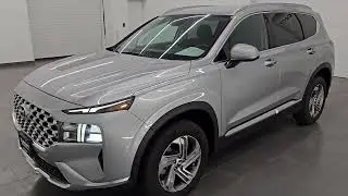 2022 HYUNDAI SANTA FE SEL AWD SHIMMERING SILVER METALLIC 4K WALKAROUND 25J55A