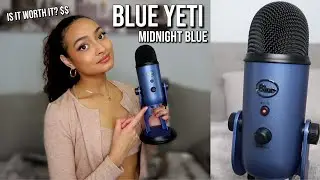Blue Yeti Midnight Blue Unboxing, Setup and Review 2021
