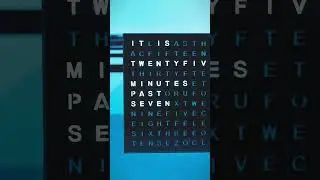 You NEED This WORD CLOCK! ⏰