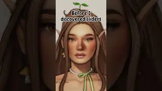 My Sims BEFORE & AFTER I Discovered Sliders 😳 | Sims 4 #sims4 #thesims4 #sims4mods #beforeandafter