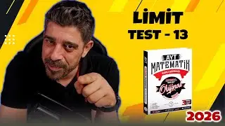 Limit TEST 13 | 2026 ORİJİNAL MATEMATİK AYT SORU BANKASI | #yks2026