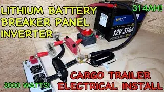 Cargo Trailer Conversion &ndash; Inverter, Lithium Battery & Electrical System Install