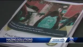 New Mexico DOJ releases recommendations to combat hazing after scandals rock state schools