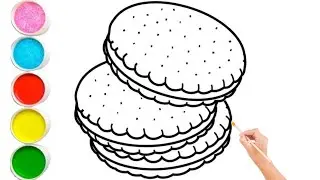 How To Draw Cookies🍪| Easy Cookie Drawing For Kids|Easy Drawing For Bigganers|Step By Step Drawing|
