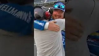 Dale Earnhardt Jr. celebrating win 100 at Indianapolis 🥹