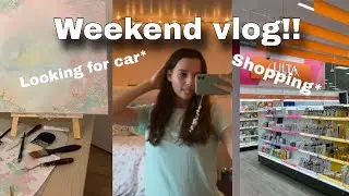 Weekend vlog!! (Vlog/shopping/art)