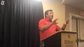 Kirby Smart on UGA locker room's new DJ booth
