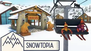 D&eacute;couverte d'un jeu de gestion de station de ski! ⛷ Snowtopia 🏔