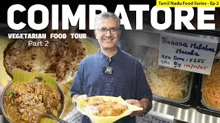 Best Coimbatore Veg Street Food Tour I Kalan Fry + Sweet Poli + Kothu Parotta + Action Ashok Sarbath