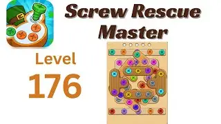 Screw Rescue Master Level 176 Walkthrough 🔩🧩 | Go Answer