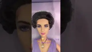 Elizabeth Taylor Barbie Withe Diamonds a&ntilde;o 2000