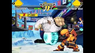 Sasquatch(CAPCOM) vs Cyber Woo