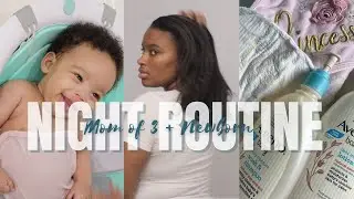 My REALISTIC NIGHT ROUTINE l MOM OF 3 w/NEWBORN + Postpartum Shedding