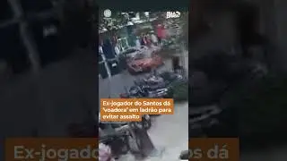 Ex-jogador do Santos d&aacute; 'voadora' ao ladr&atilde;o para evitar assalto | Fala Brasil