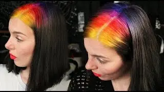 BUNTER Ansatz & AUSWASCHBARES SCHWARZ - Haare tönen ohne Schäden