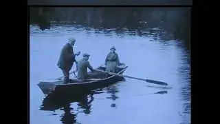Kräftfiske i Lersjön vid Finnshyttan nära Filipstad i Värmland 1923