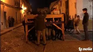 Segundo ensayo del palio de la Esperanza de la Yedra Coronada. Jerez de la Frontera, 2022.