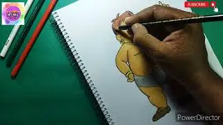 How to draw Kalia from Chota Bheem |  Kalia drawing step by step |