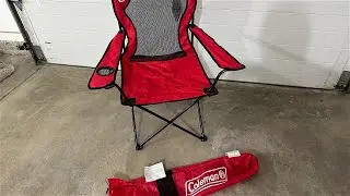 Coleman Outdoor Fold up Chair and Carrying Bag