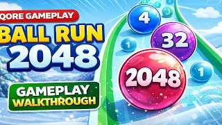 Ball Run 2048: Merge Number | Addictive 2048 Runner Gameplay (Android/iOS)
