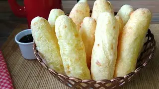 🔥 BISCOITO DE POLVILHO FRITO COM QUEIJO  /com dica para não estourar ❤️ Simoniramos