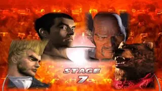 Tekken Tag Tournament — геймплей в аркадном режиме с Полом Фениксом и Казуей Мишимой (новогодний ...