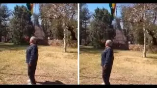 Jaime Paz Zamora despide a su hijo Rodrigo con emoción antes de vuelo a La Paz
