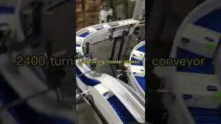 2400 turning modular conveyor