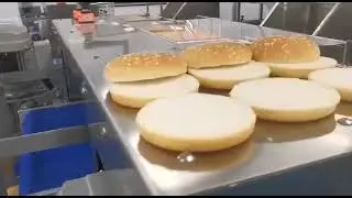 Automatically burger slicer