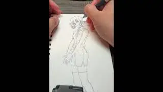 REZE Pencil Manga Character Drawing | Sketch to Final
