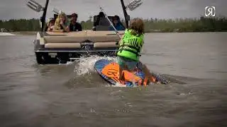 2018 Ronix Kids Super Sonic Space Odyssey Powertail Wakesurf Board