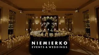 Art Deco Wedding at Claridge's Hotel, London