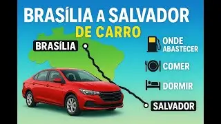 🚗🛣 Rota de Carro p/ Salvador - Partindo de Bras&iacute;lia - Onde Abastecer, Comer, Dormir e outras Dicas