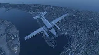 X Plane 12 my scenery night san diego