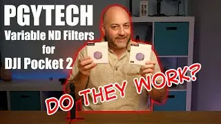 pgytech variable ND filters for DJI Pocket 2 | unboxing | Testing | review