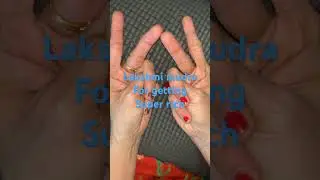 Lakshmi mudra for huge amount of money and prosperity