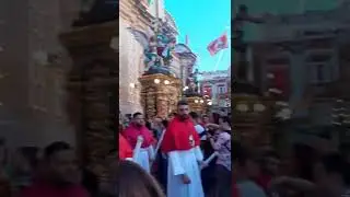 Il-hrug tal-purcissjoni tal-festa ta Santa Katarina gewwa z-Zurrieq tas-sena 2022
