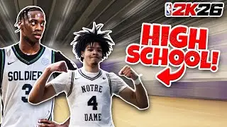 Как играть в старшей школе в NBA 2K26!
