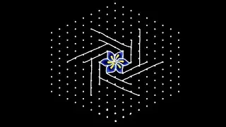 17*9 dots Rangoli /Sankranthi Chukkala Muggulu/Diwali Muggulu/Thipkyanchi rangoli/dasara rangoli 